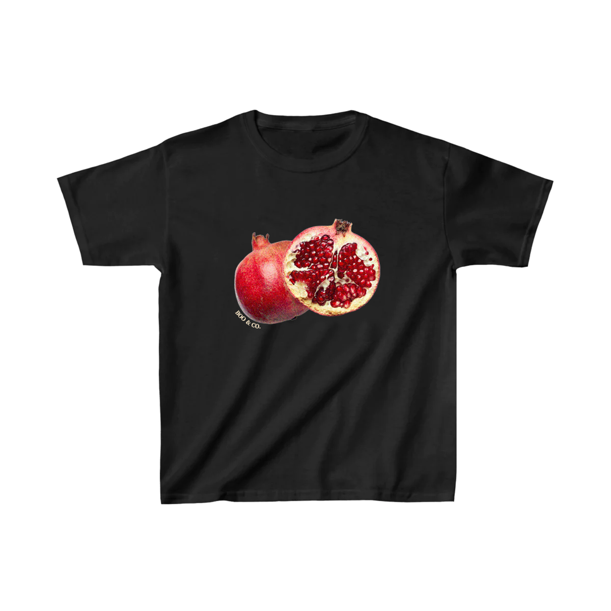 Pomegranate Short-Fit Tee