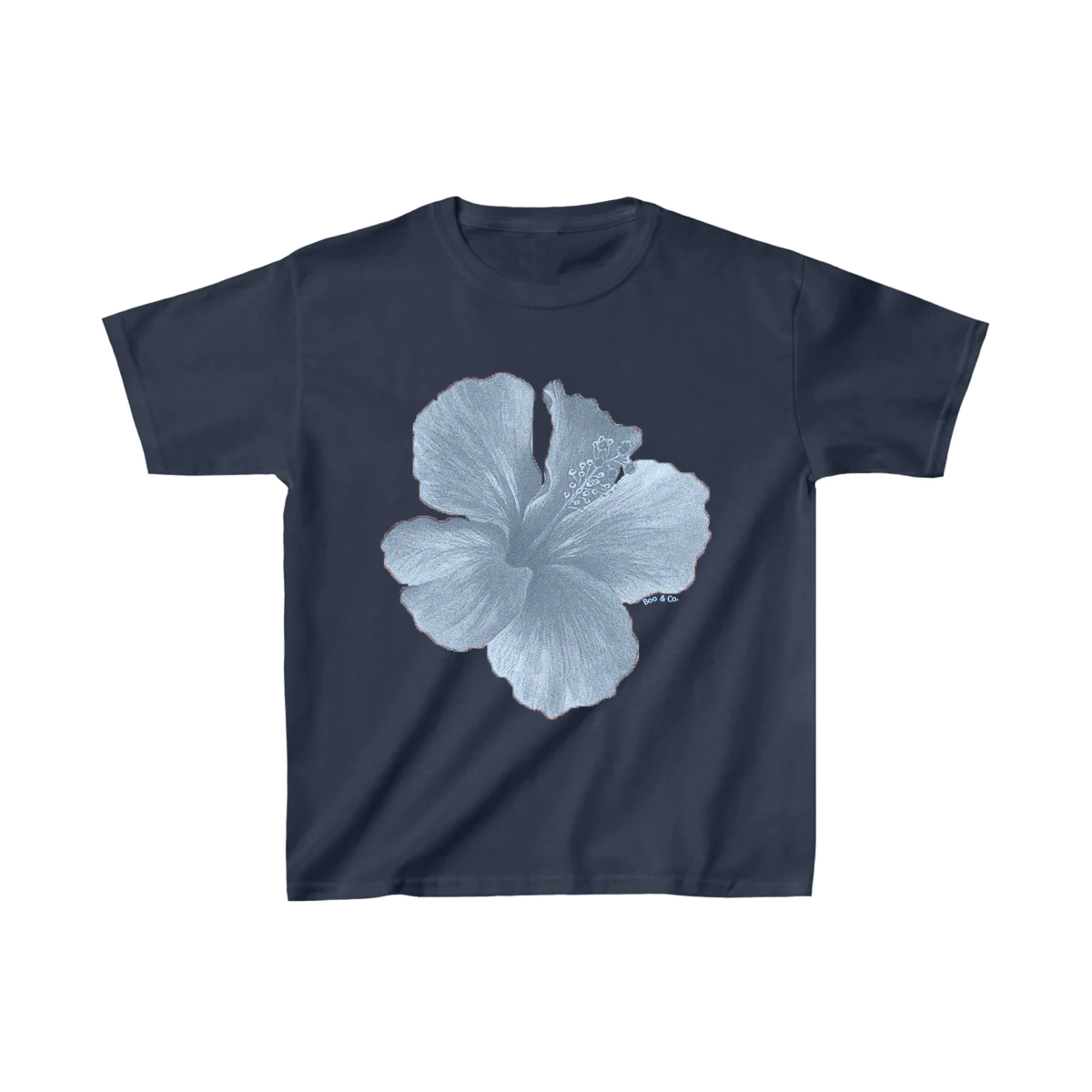 Solo Hibiscus Short-Fit Tee