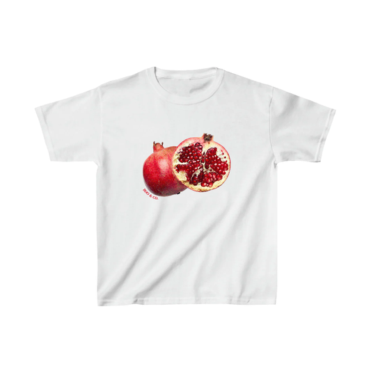 Pomegranate Short-Fit Tee